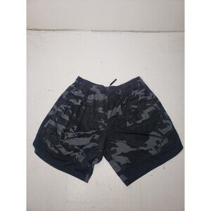 Under Armour Camo Shorts Mens Black Gray Loose Fit Style 1361508 Size 2XL